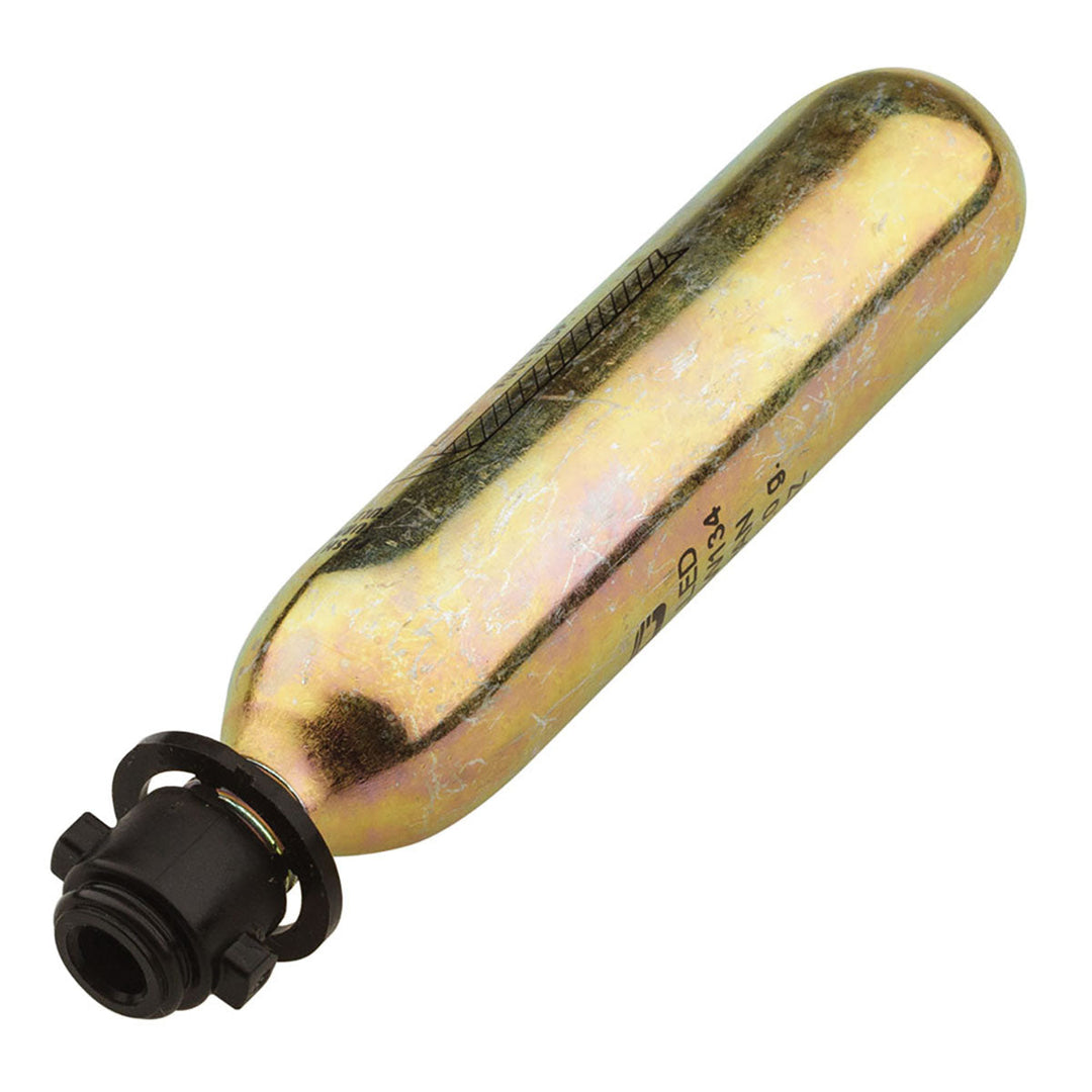 M-24 In-Sight Kit with metallic CO2 cylinder and black valve for bikes or airsoft guns.