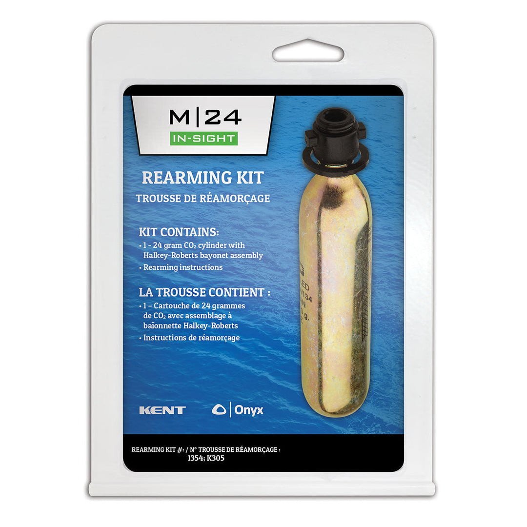 M-24 In-Sight Kit with CO2 cylinder & English/French instructions.