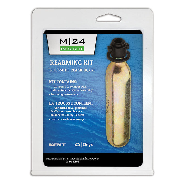 M-24 In-Sight Kit with CO2 cylinder & English/French instructions.